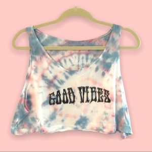 Tye dye crop top